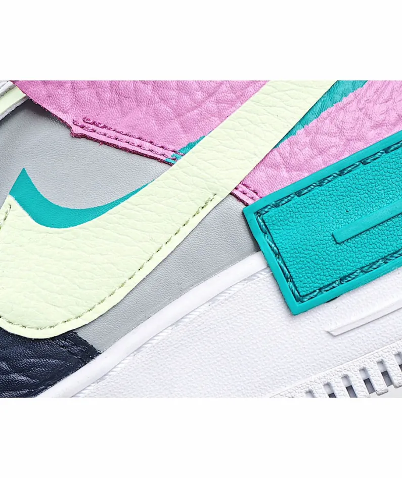 Nike WMNS Air Force 1 Shadow Black Pink Green