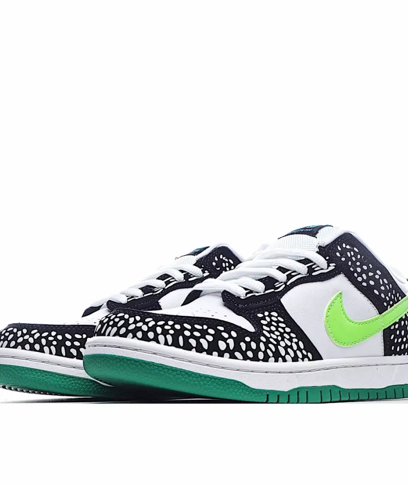 Nike SB Dunk Low Loon Spotted Black And Green