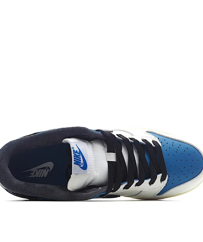 Nike SB Dunk Low White Blue Black Tick