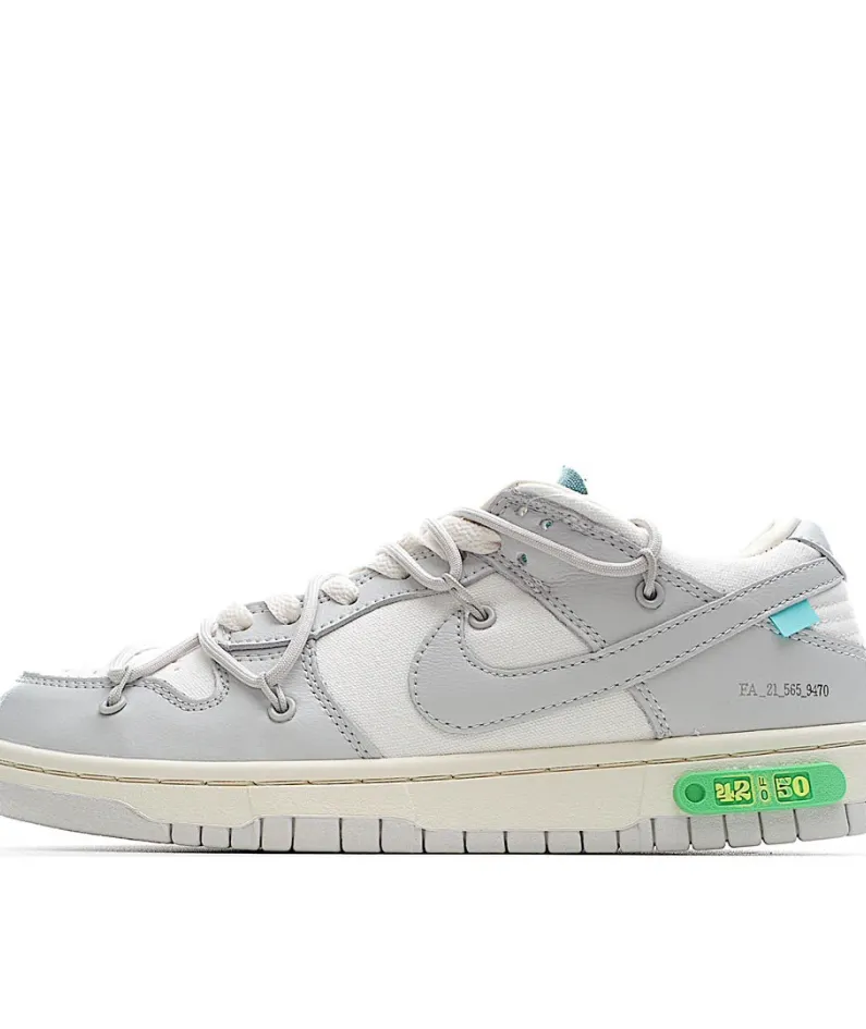 Off-White x Nike Dunk Low '12 of 50' OW Sneakers