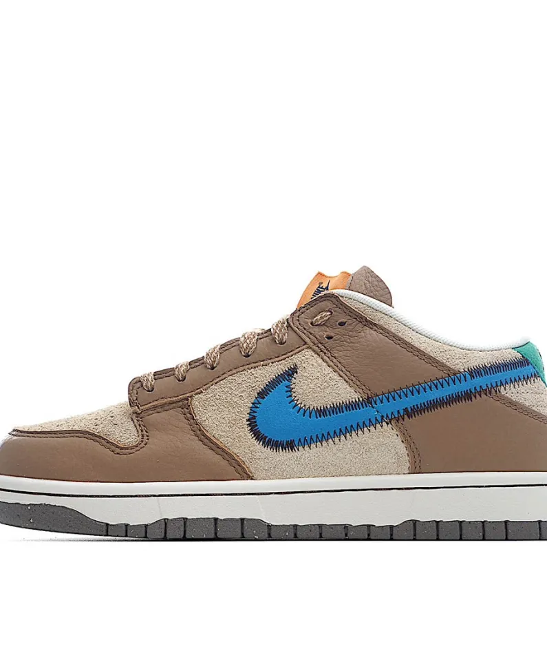 Nikex Nike SB Dunk LowDark Driftwood Me Sneakers Brown Blue