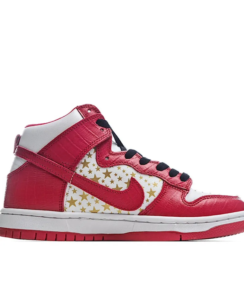 Nike SB Dunk High "Team Crimson" SB Sneakers