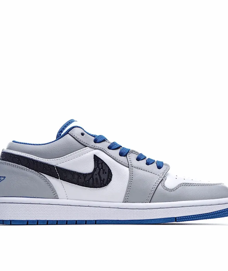 Air Jordan 1 Low 'True Blue Cement'