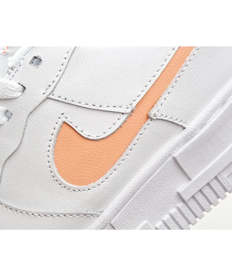 Nike Air Force 107 White and Orange