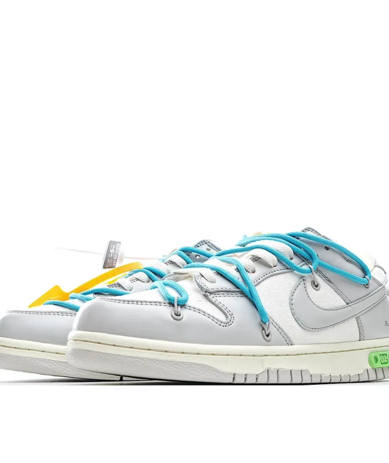 Nike 0ff-White x Nike Dunk Low "02 of 50" OW White Grey