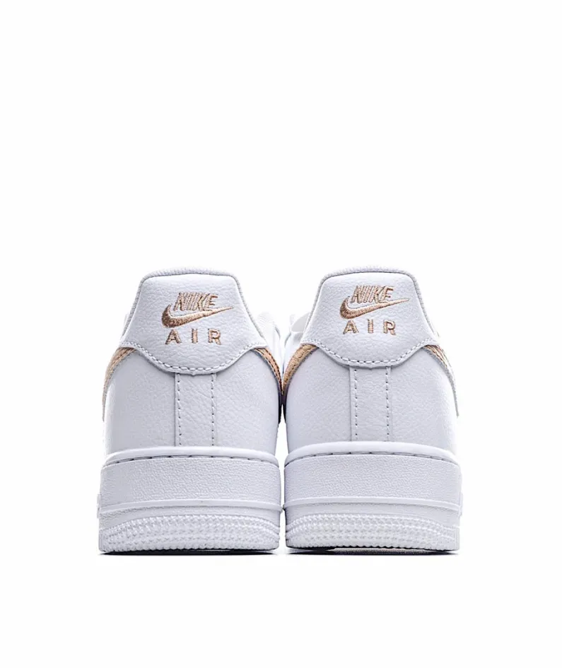 Nike Air Force 1 Low Low Top White Brown