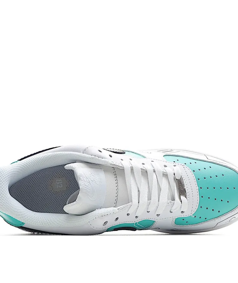Nike Air Force 1 Low'07 White and Green Low Top