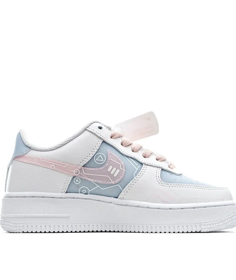 Nike Air Force 1 Low'07 White Blue Pink