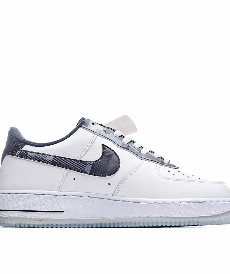 Nike Air Force 1 Low Low Top White Camo Hook