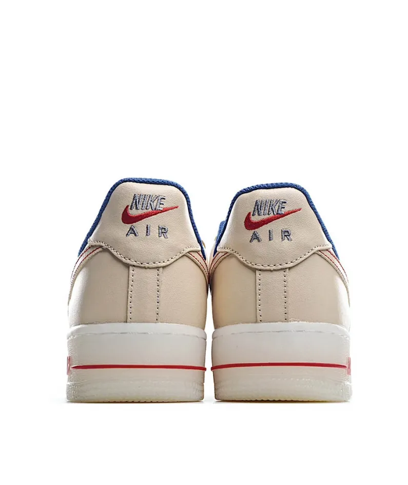 Nike Air Force1 Beige Low-Top Sneakers