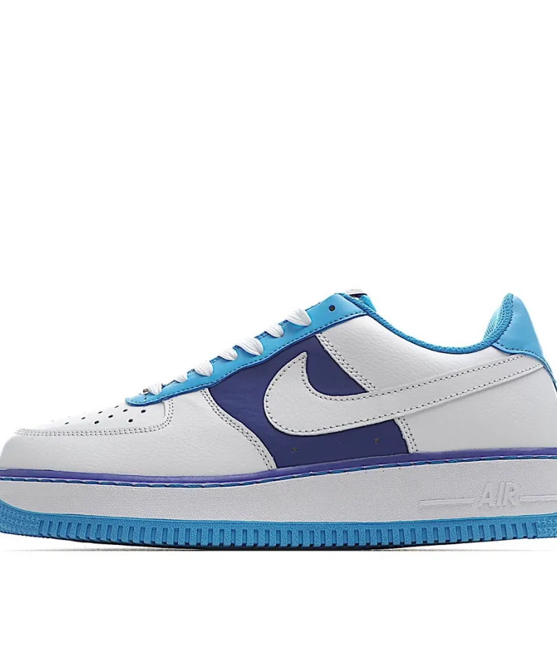 Nike Air Force 107 Low White Blue Purple Low Top