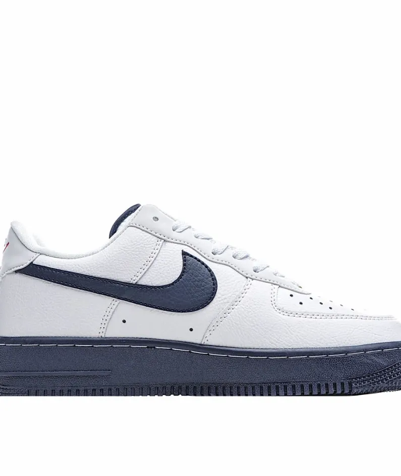 Nike Air Force 107 Low USA White and Blue Low Top