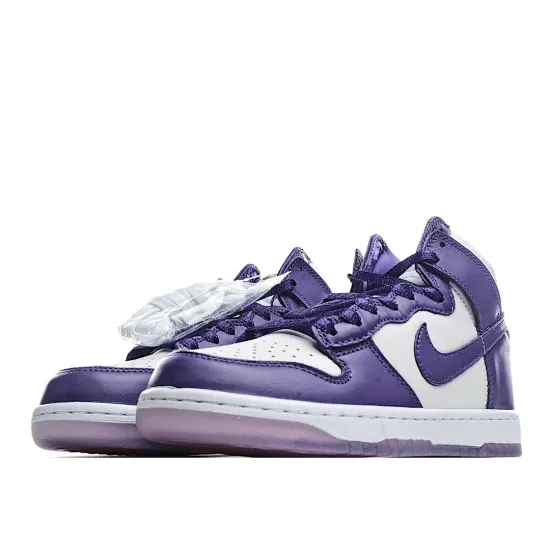 Nike Dunk High WMNS "Varsity Purple SB Sneakers High Top White Purple