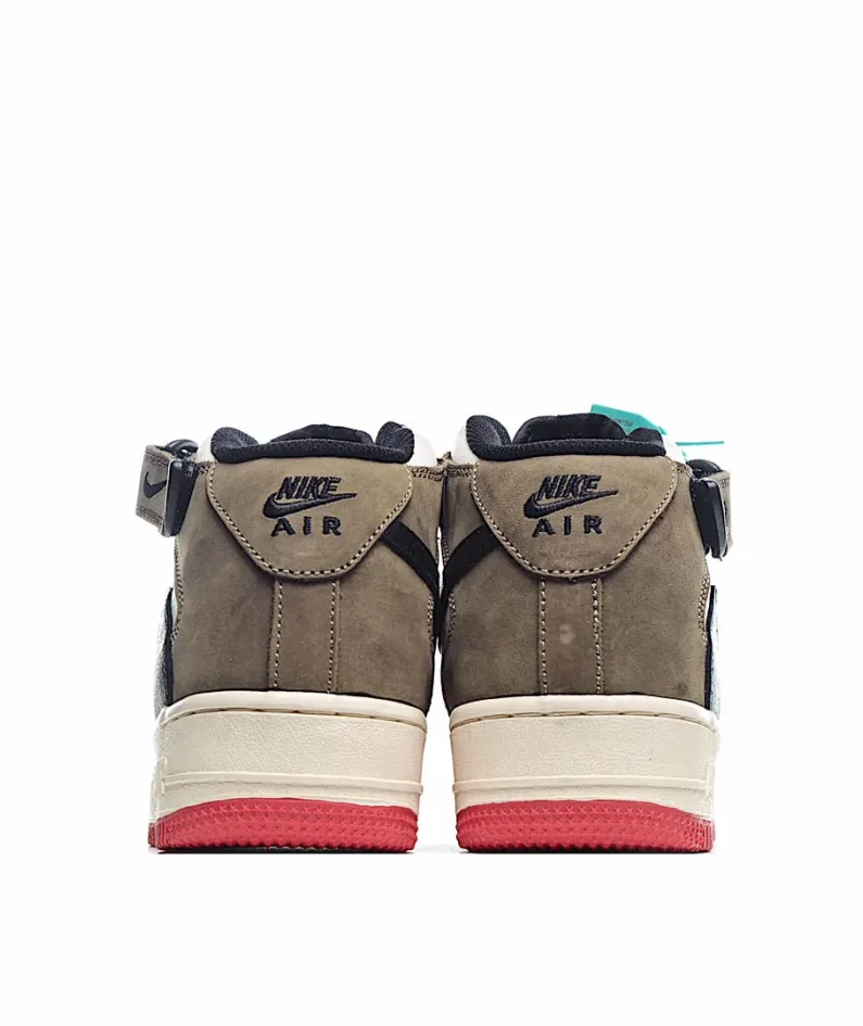 Nike Air Force 1 Mid Brown Sneakers
