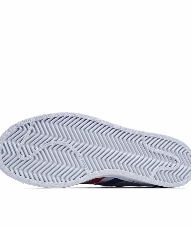 Adidas Superstar 'White Blue Red'