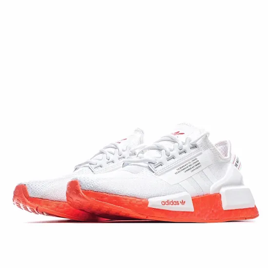 Adidas NMD_R1 V2 'White Solar Red'