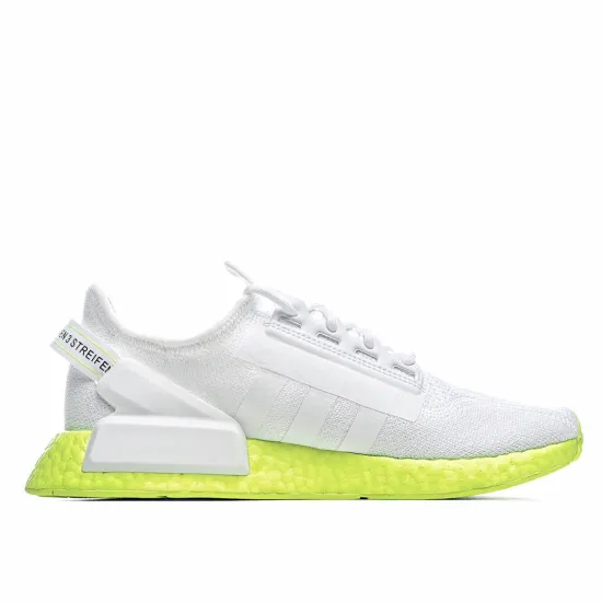 Adidas NMD_R1 V2 'White Solar Yellow'