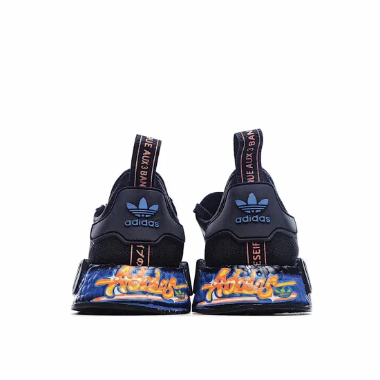Adidas NMD_R1 'Graffiti - Black Bluebird'