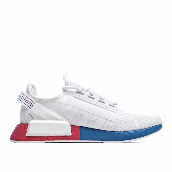 Adidas NMD_R1 V2 'White Lush Red Blue'