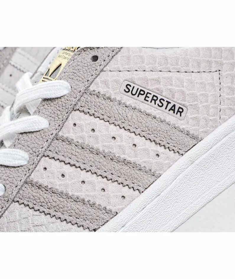 AdidasSuperstar 'Snakeskin - Chalk White'