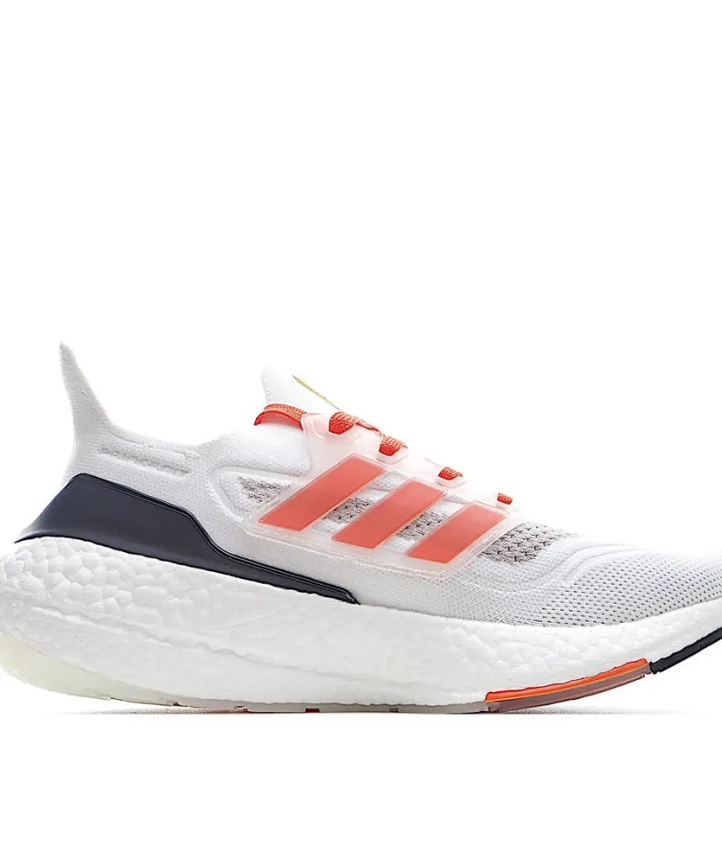 AdidasUltraBoost 21 'White Solar Red'