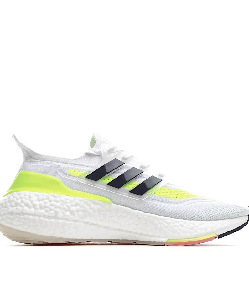 Adidas UltraBoost 21 'White Solar Yellow'