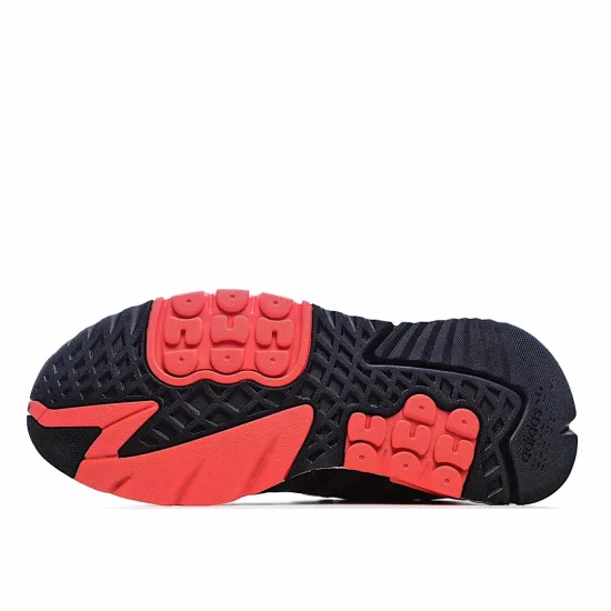 Adidas Nite Jogger 'Black Hi-Res Red'