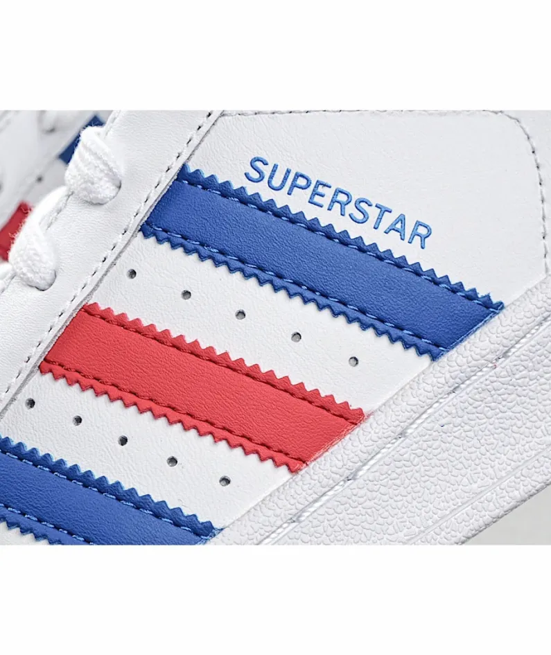 Adidas Superstar 'White Blue Red'
