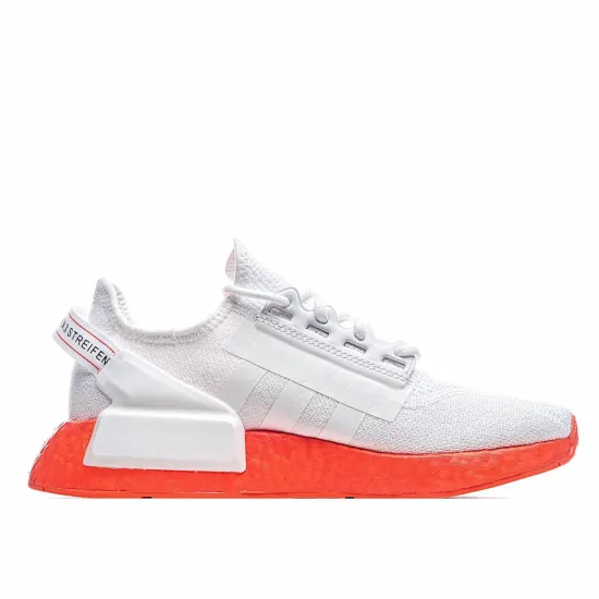 Adidas NMD_R1 V2 'White Solar Red'