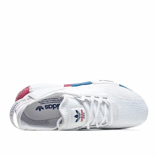 Adidas NMD_R1 V2 'White Lush Red Blue'