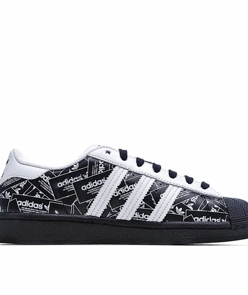 Adidas Superstar 'All Over Print - Black'