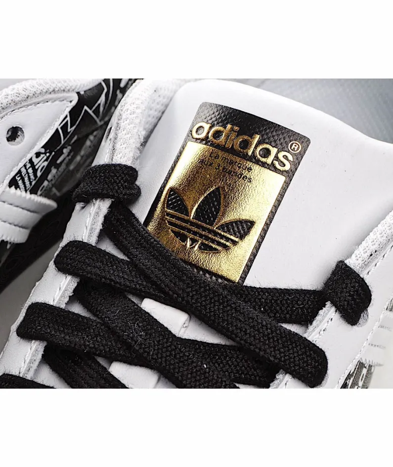 Adidas Superstar 'All Over Print - Black'