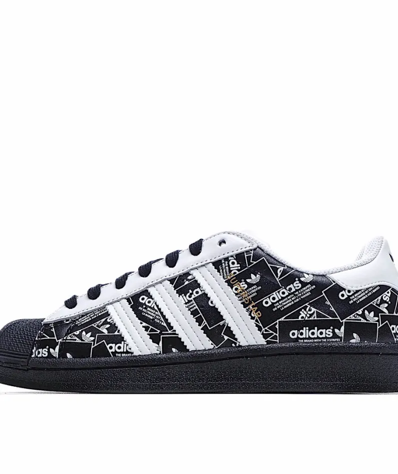 Adidas Superstar 'All Over Print - Black'