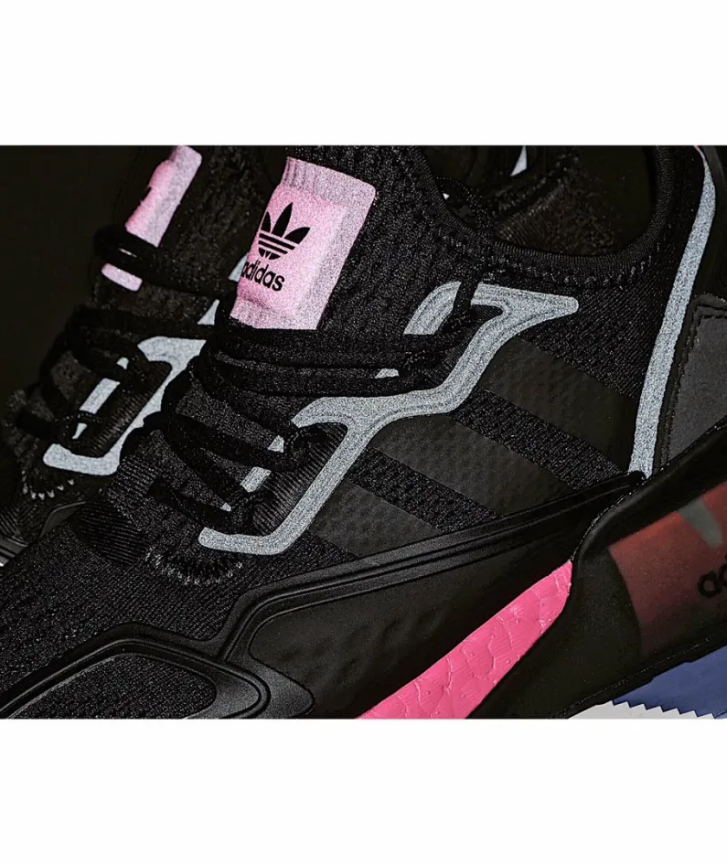 Adidas Wmns ZX 2K Boost 'Black Shock Pink'