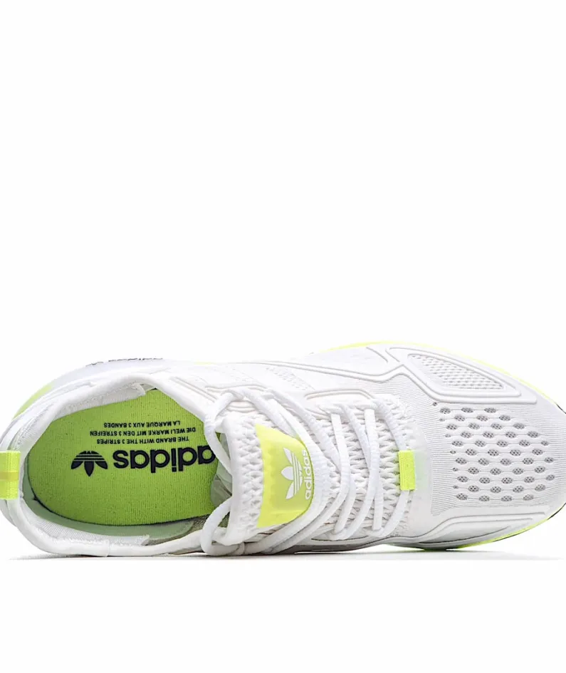 Adidas ZX 2K Boost 'White Solar Yellow'