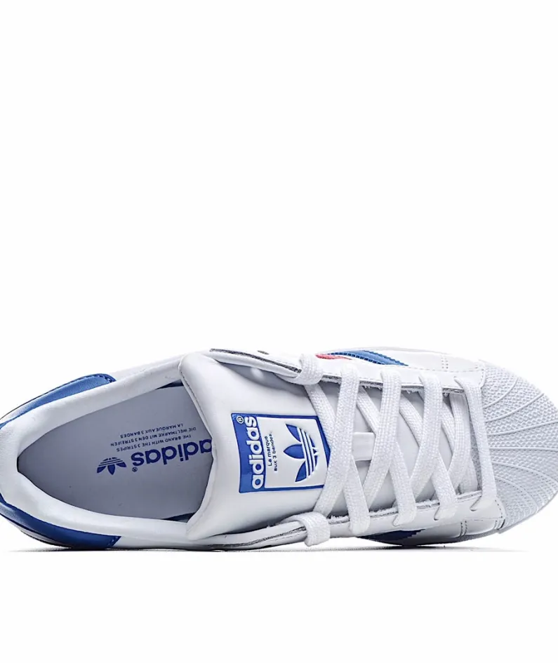 Adidas Superstar 'White Blue Red'
