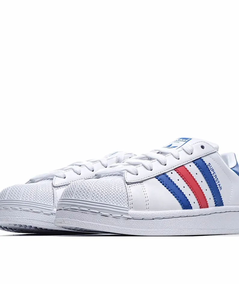 Adidas Superstar 'White Blue Red'