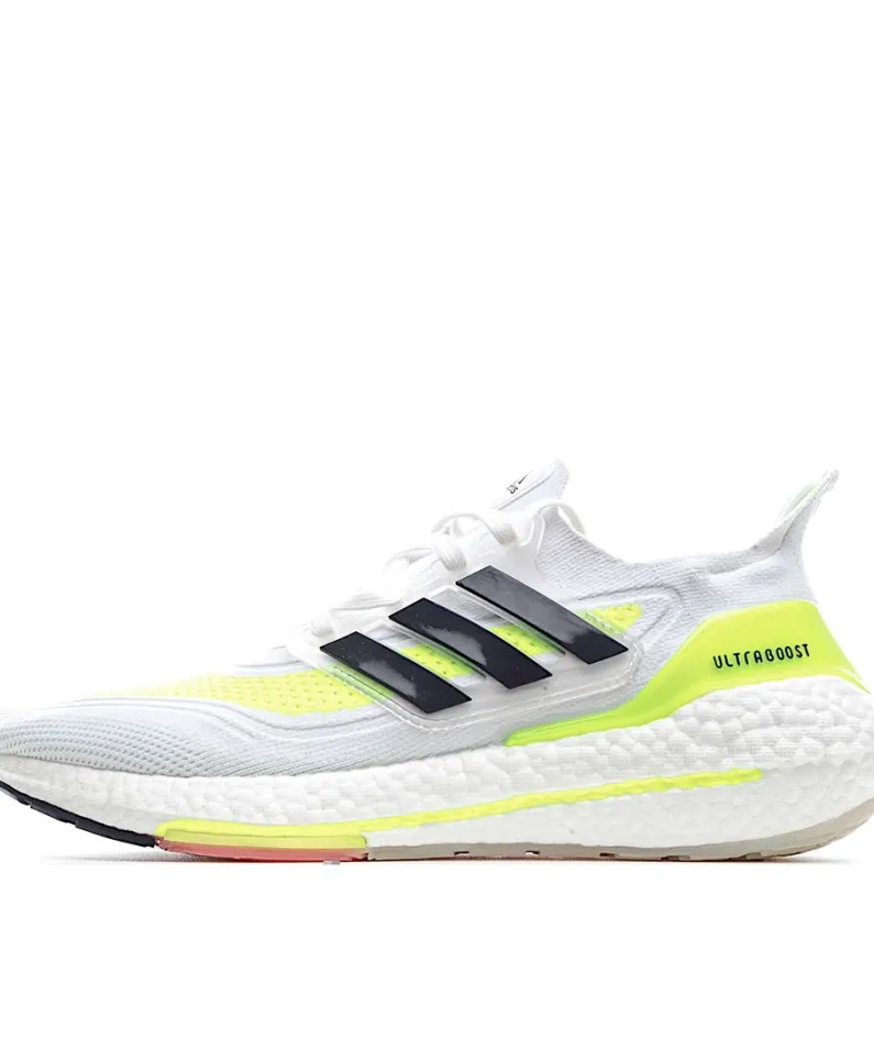 Adidas UltraBoost 21 'White Solar Yellow'