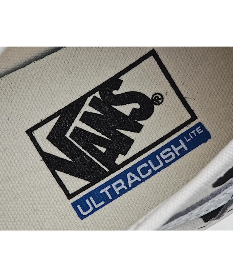 Vans Style 36 Decon SF Black and White Cow Graffiti Skateboard Shoes