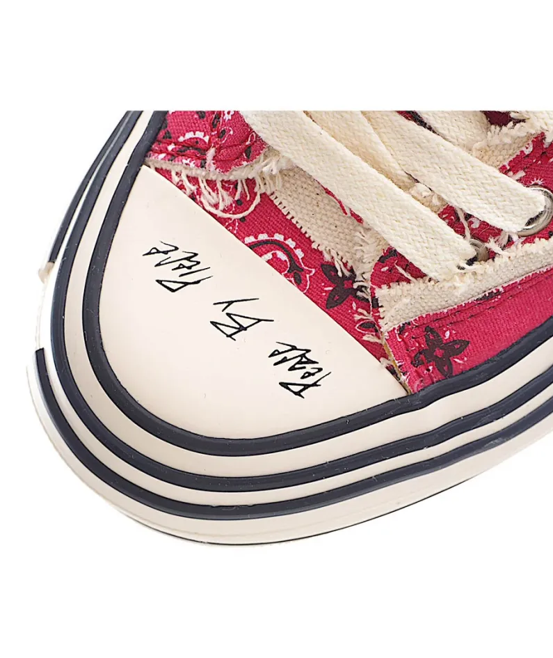 x VESSEL GOP Low canvas vulcanized sneakers