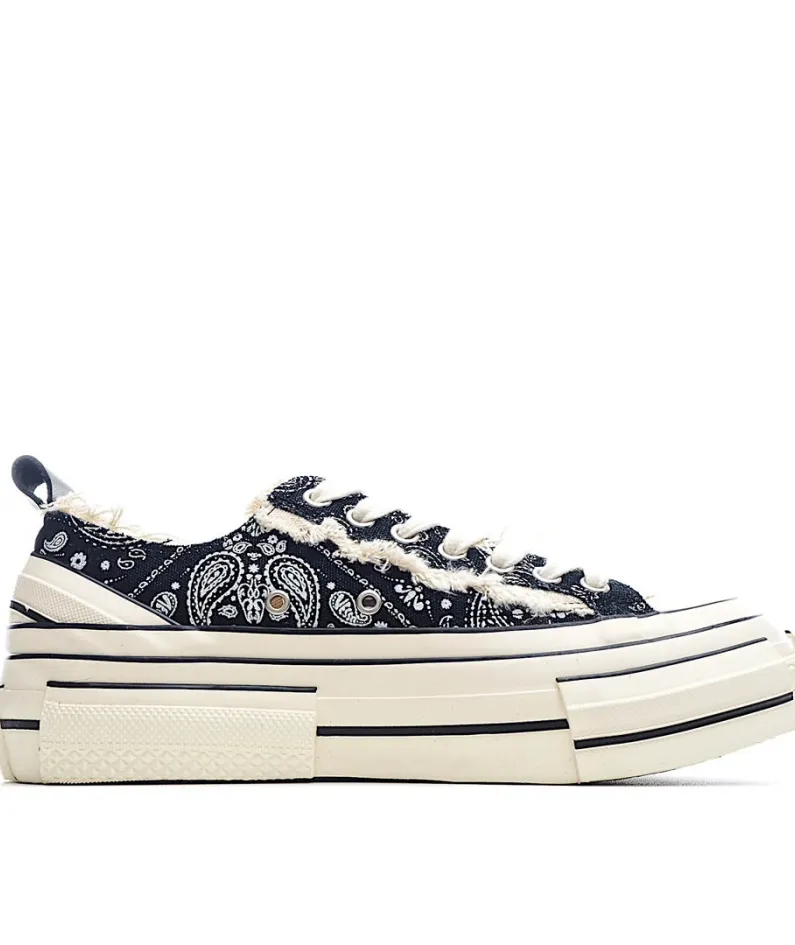 xVESSEL GOP Low canvas vulcanized sneakers
