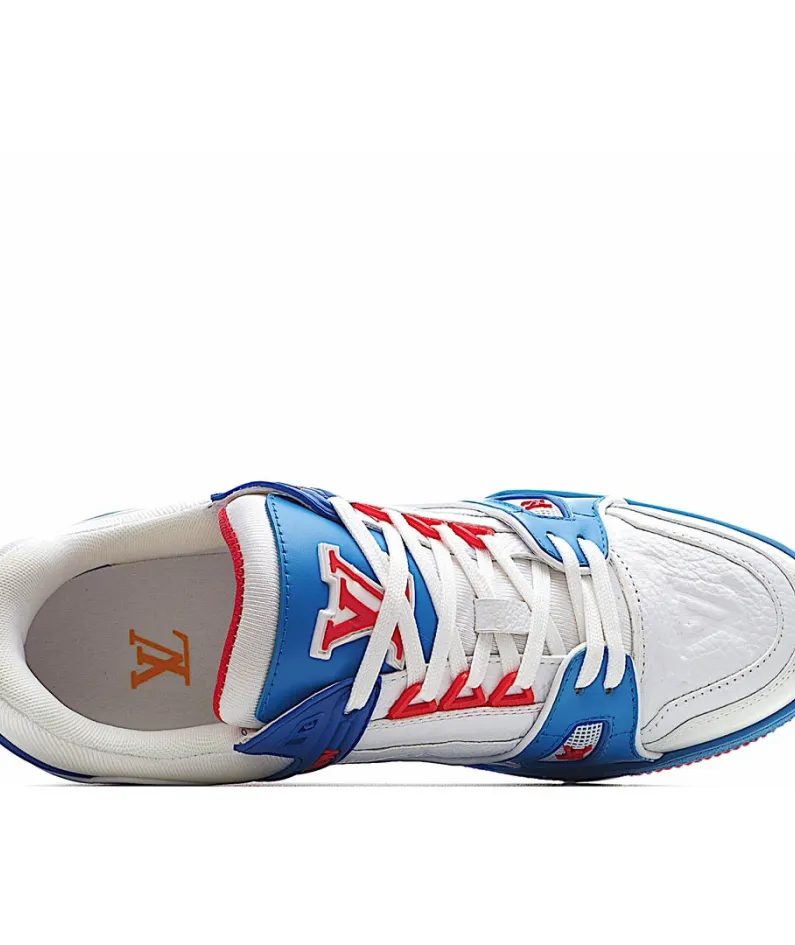 Virgil Abloh Louis Vuitton Trainer Sneaker Low Casual Basketball Shoe