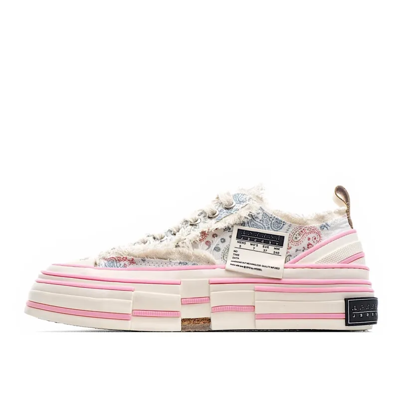 x VESSEL GOP Low canvas vulcanized sneakers