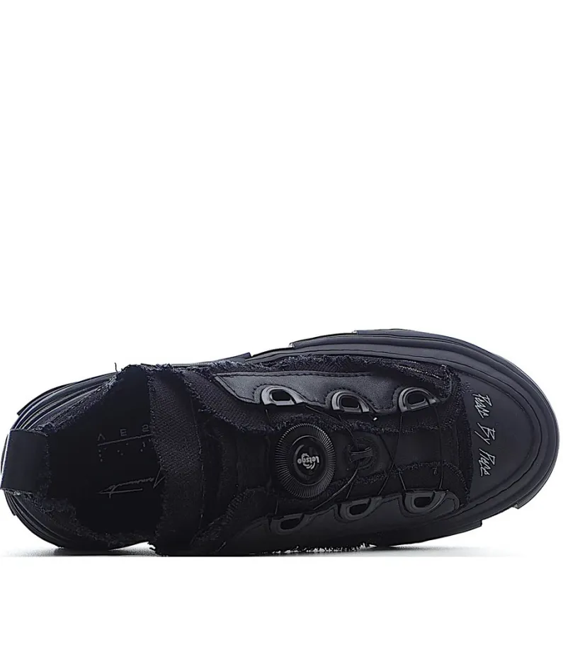 x VESSEL GOP Low canvas vulcanized sneakers