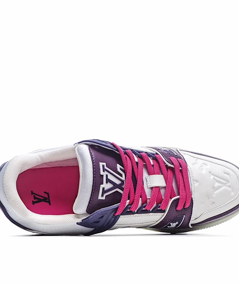 Virgil Abloh Louis Vuitton Trainer Sneaker Low Casual Basketball Shoe