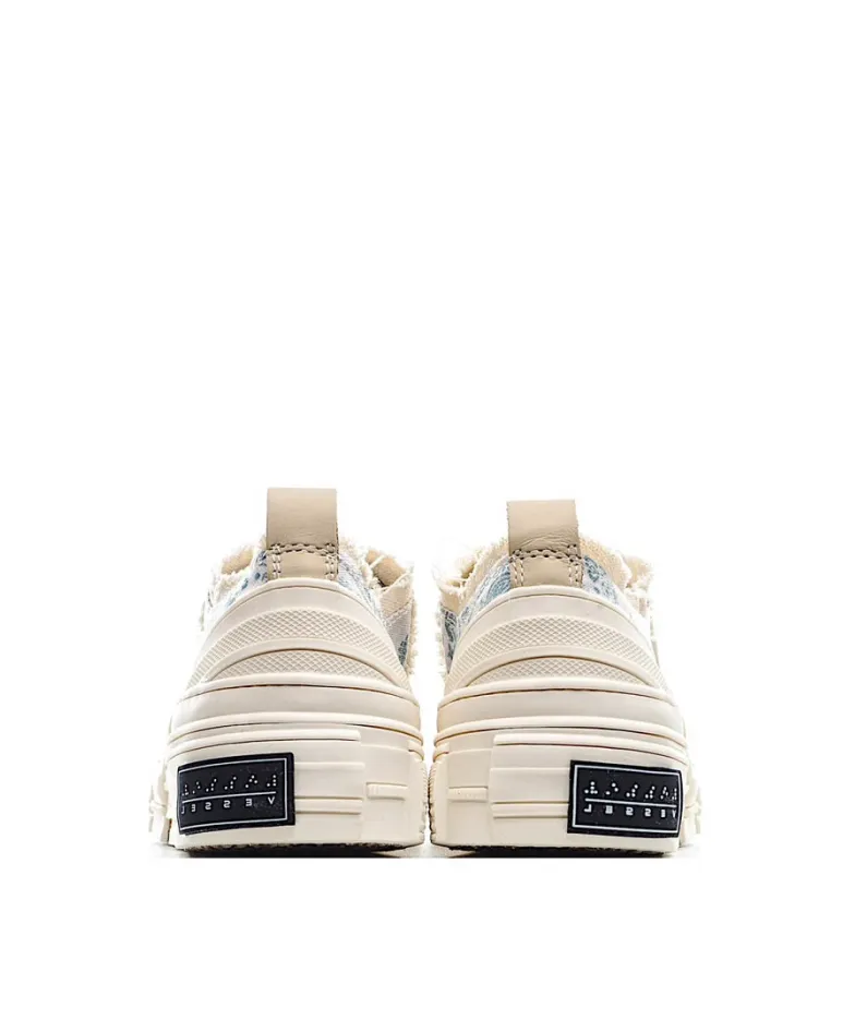 x VESSEL GOP Low canvas vulcanized sneakers