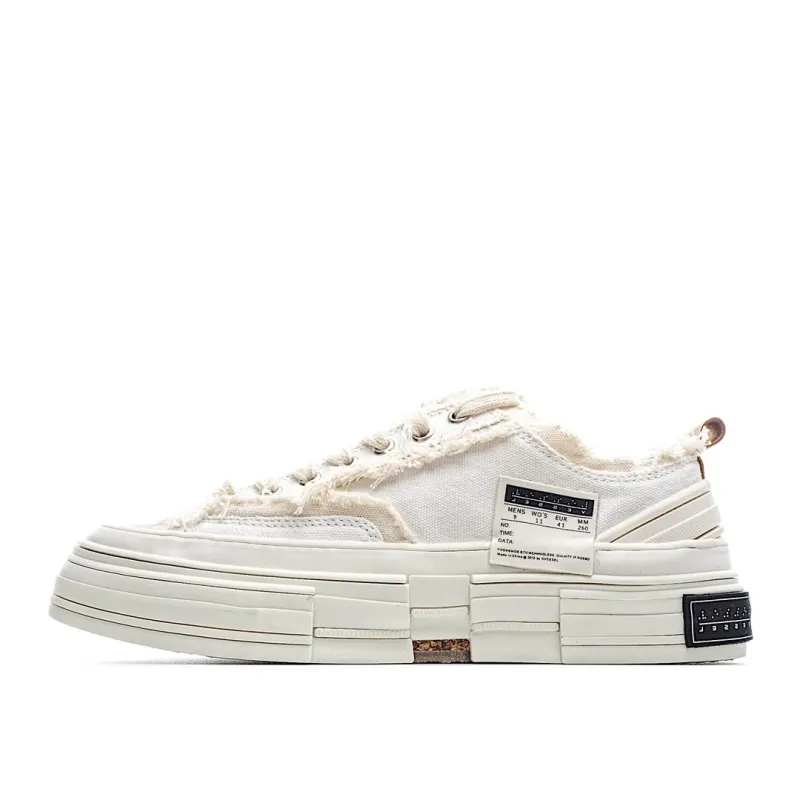 x VESSEL GOP Low canvas vulcanized sneakers