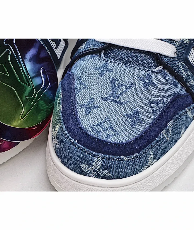 Virgil Abloh Louis Vuitton Trainer Sneaker Low Casual Basketball Shoe