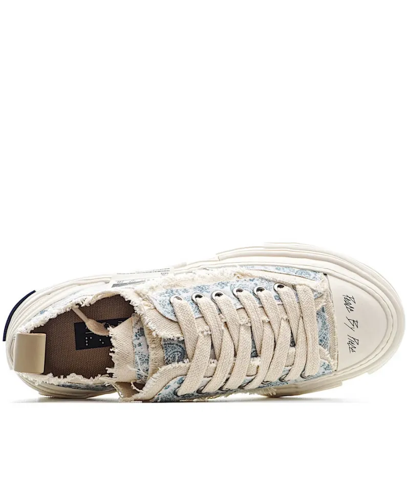 x VESSEL GOP Low canvas vulcanized sneakers