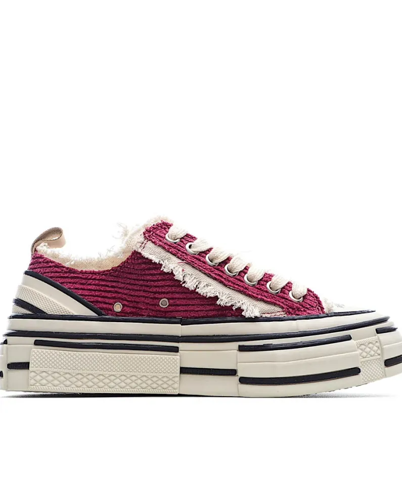 x VESSEL GOP Low canvas vulcanized sneakers